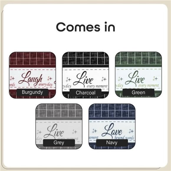 Soft Valance Window Curtains - 58 Inch Width, 14 Inch Length - Picture 5 of 8